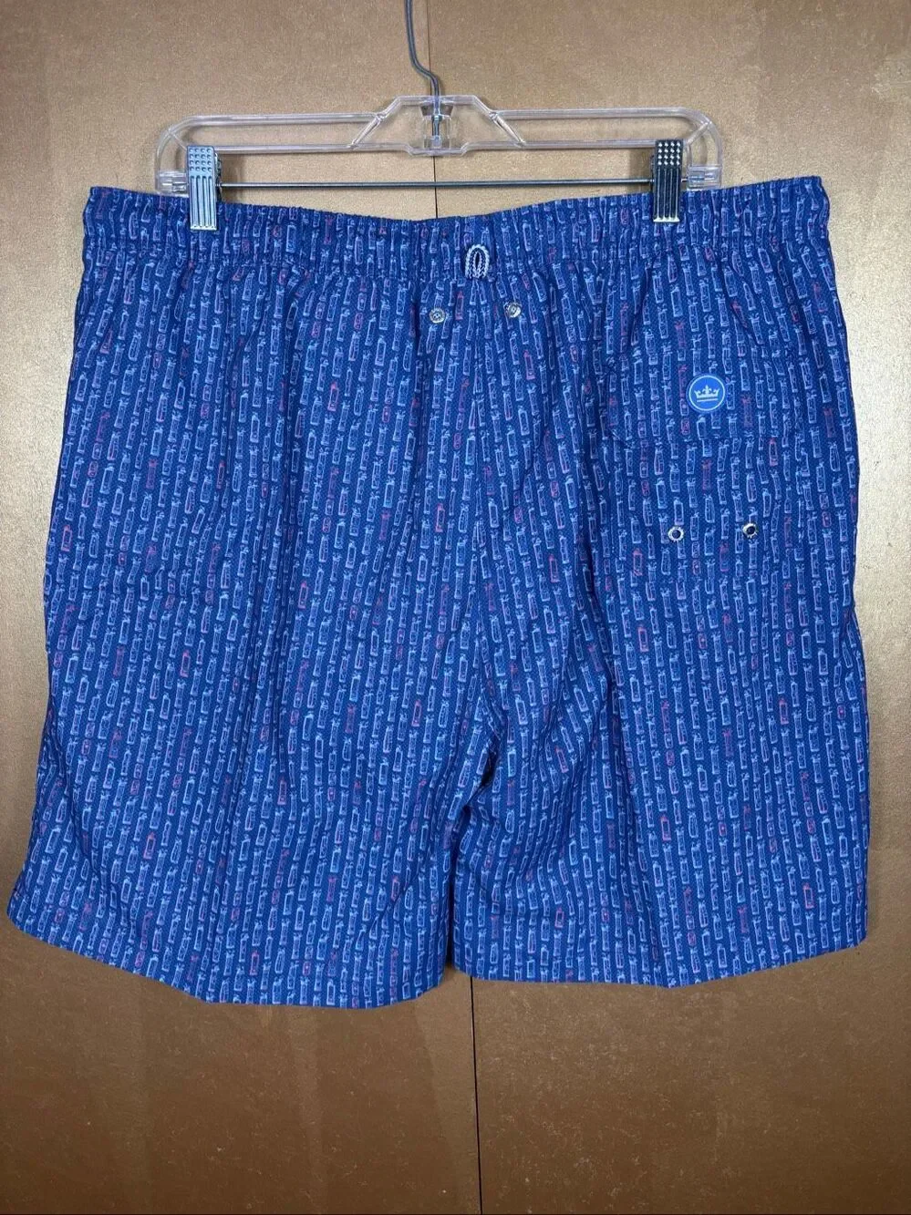 Peter Millar mens printed swimming trunks size XL
